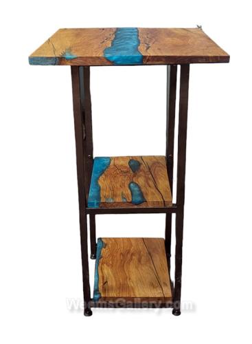 Turquoise Display table by Andy Hageman